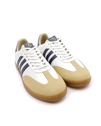 SAMBA 08 BLANCO MATE X CARNAZA BEIGE X AZUL