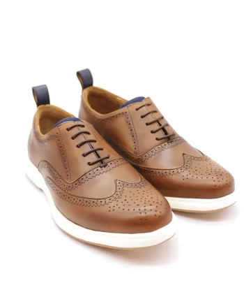 BROGAN 44 NARANJA TOSTADO X EFECTO SOMBRAS X MALLA AZUL